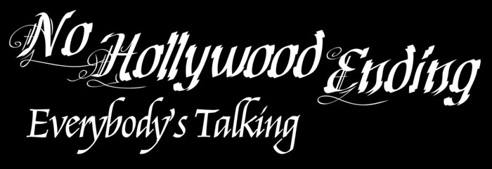 no hollywood ending everybody's talking logo black