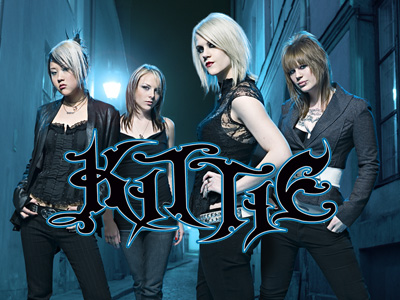 kittie Wallpaper Blue Alley